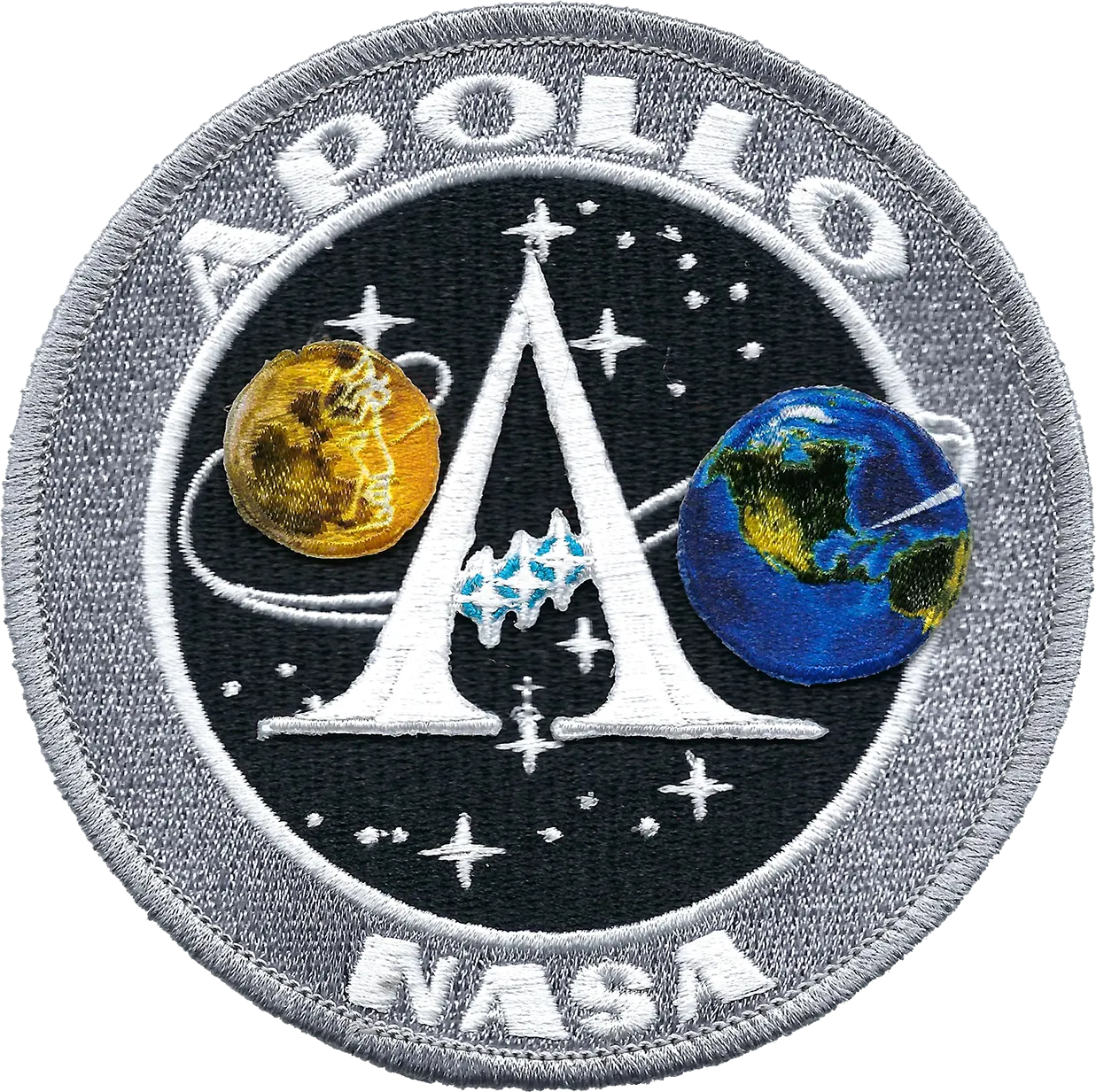 ORIGINAL AB Emblem NASA SPACE PATCH NEXT GIANT LEAP OFFICIAL APOLLO 50 