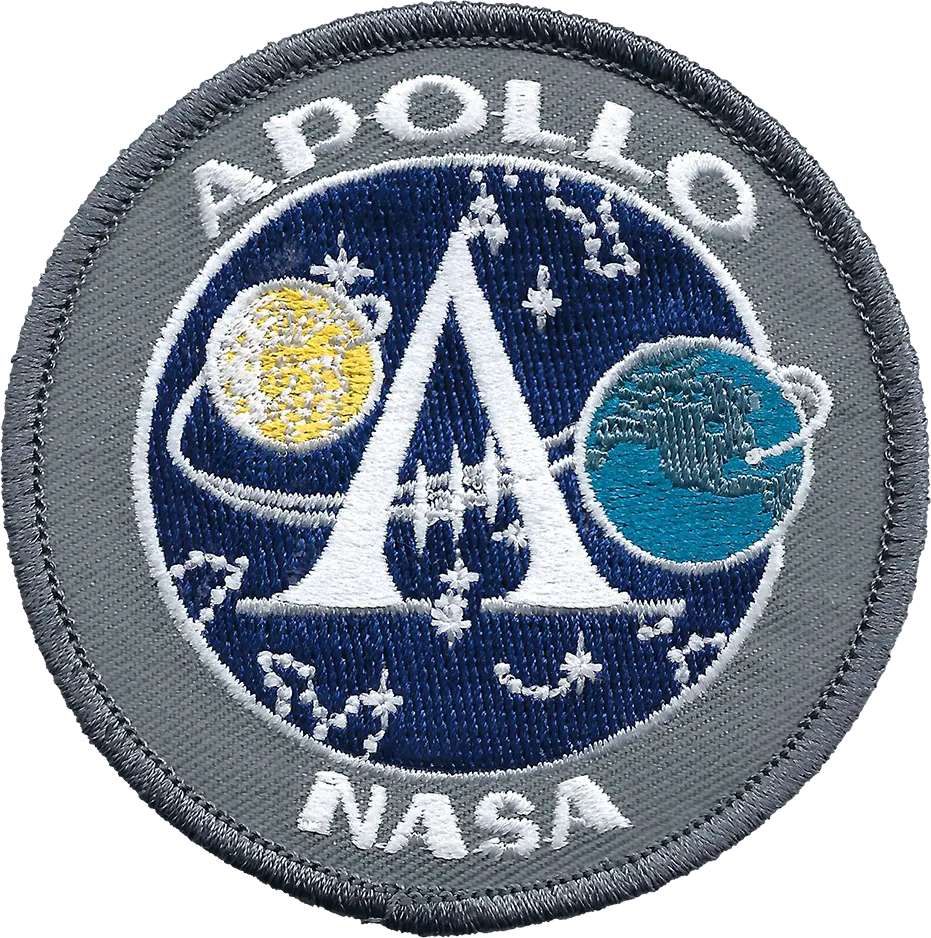 Pre-ISS NASA Prototype Space Station Embroidered Patch 3"/75 mm dia. approx 